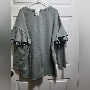 H&M Mint Green Large Sweatshirt dress